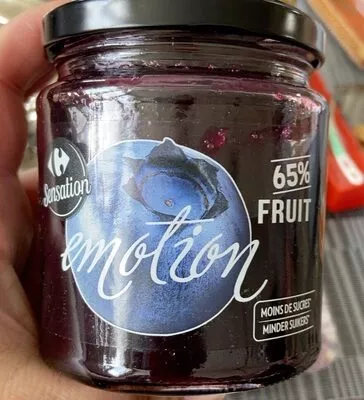 Emotion - Confiture extra de myrtilles allégée en sucres