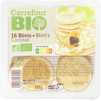 CarrefourBio Blinis