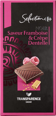 Image descriptive de Saveur Framboise & Crêpe Dentelle Noir