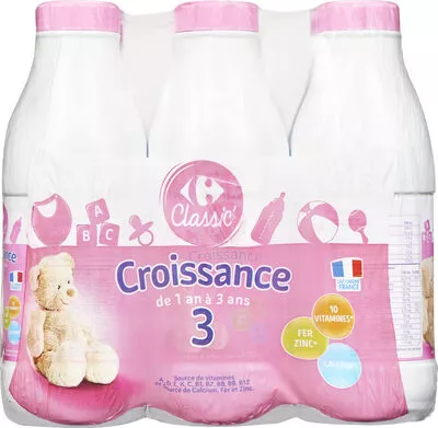 Lait de croissance de 1 à  3 ans