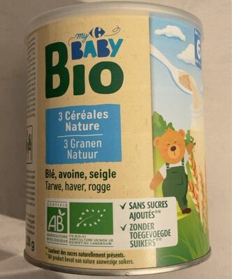 Image descriptive de Mybabybio3céréalesnature