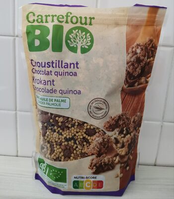 Image descriptive de Croustillant chocolat quinoa