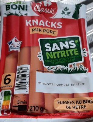 Image descriptive de Knackspurporcsansnitrite