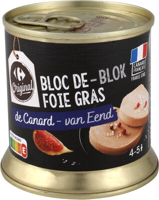 Carrefour Bloc de Foie gras de Canard