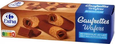 Carrefour Gaufrettes au chocolat au lait