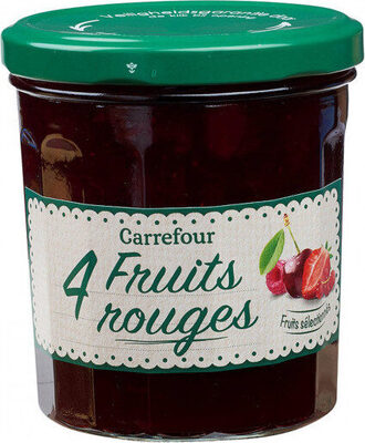 Image descriptive de Confiture 4 fruits rouges