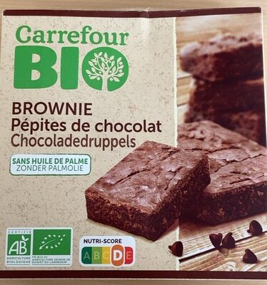 Image descriptive de Brownie pepites de chocolat