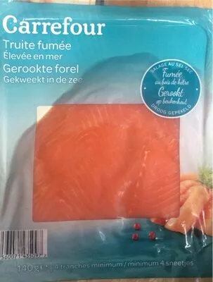 Carrefour Truite fumée élevée en mer décongelé