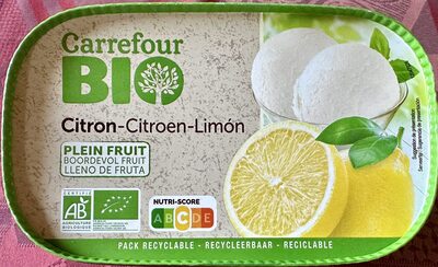 Image descriptive de Sorbet Citron