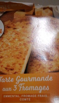 Image descriptive de Tartegourmandeau3fromage