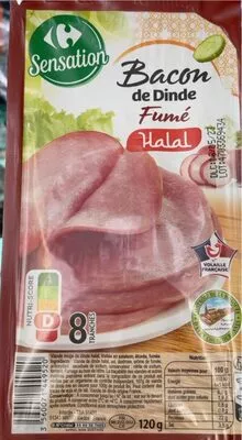 Bacon de dinde fumé