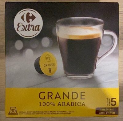 Image descriptive de Café Grande 100% Arabica