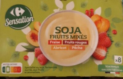 Yaourt soja fruits mixés