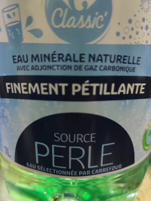 carrefour eau minerale naturelle finement perillante soirce perle