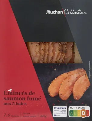 Emincés de saumon fumé