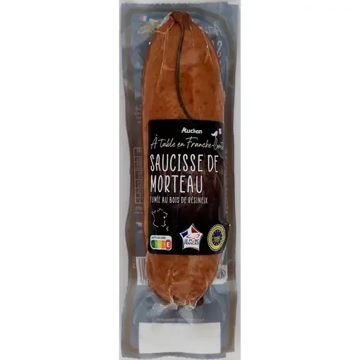 AUCHAN TERROIR Saucisse de Morteau IGP