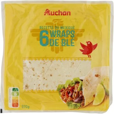 6 wraps de blé