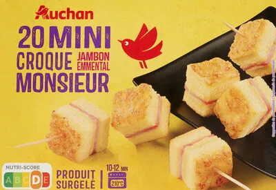 20 mini croque monsieur jambon emmental