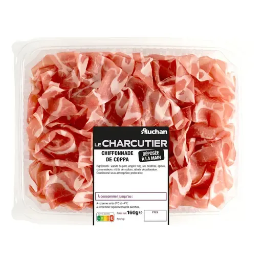 AUCHAN LE CHARCUTIER Chiffonnade de Coppa