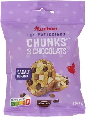 Chunks 3 chocolats