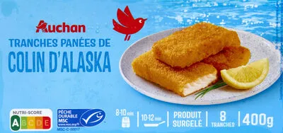 Tranches panées de colin d'Alaska