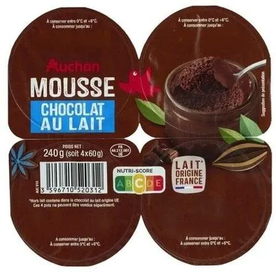 Mousse chocolat lait
