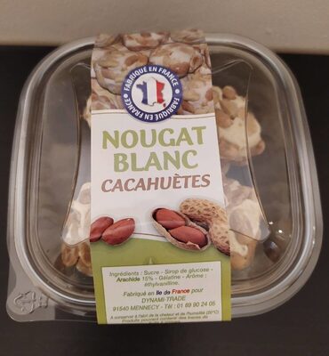 Image descriptive de NougatBlancCacahuetes