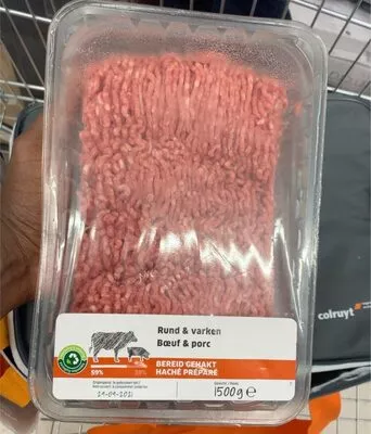 Haché préparé boeuf porc