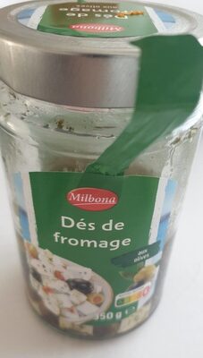 Milbona Dés de fromage aux olives