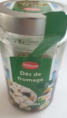 Milbona Dés de fromage aux olives