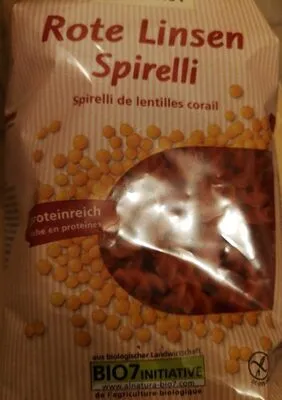 Spirelli de lentilles corail