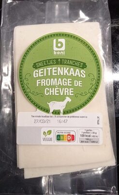 Image descriptive de Fromage de chèvre en tranches