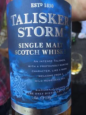 Single Malt Scotch Whisky Talisker Storm