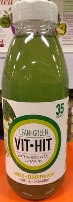 Image descriptive de HitLeanGreenAppleElderflowerMatéTeaLCarnitine