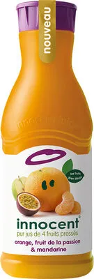 Pur jus orange, fruit de la passion et mandarine