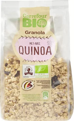 Carrefour,Carrefour Bio Granola avec quinoa