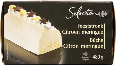 Image descriptive de Bûche glacée citron meringué