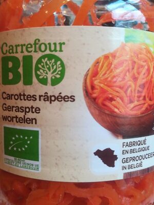 Carrefour bio,Carrefour Carottes râpées