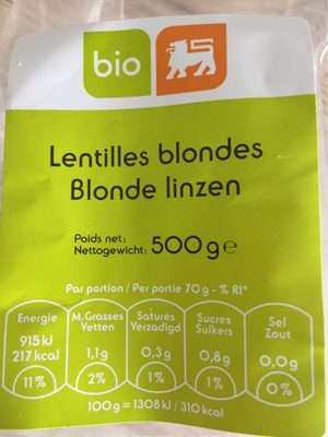 Lentilles Blondes