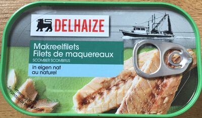 Image descriptive de Filets de maquereaux au naturel