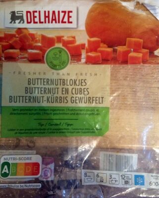 Image descriptive de Butternut en cubes