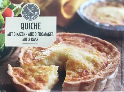 Image descriptive de Quiche 3 Fromages