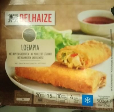 Delhaize Loempia au poulet et légumes