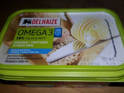 Delhaize Oméga 3 extra - Matières grasses à tartiner 38 %