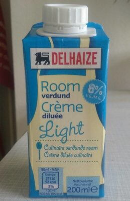 Image descriptive de Crème dilué Light 8% mg