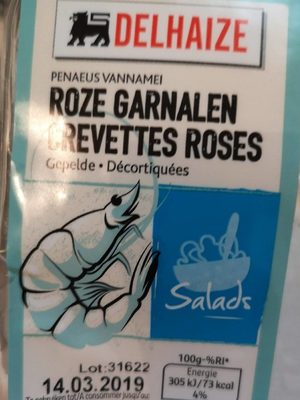 Image descriptive de Crevettes roses décortiquées