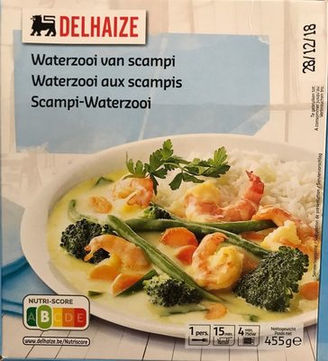 Delhaize Waterzooi aux scampis