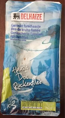 Delhaize Dos de truite fumée