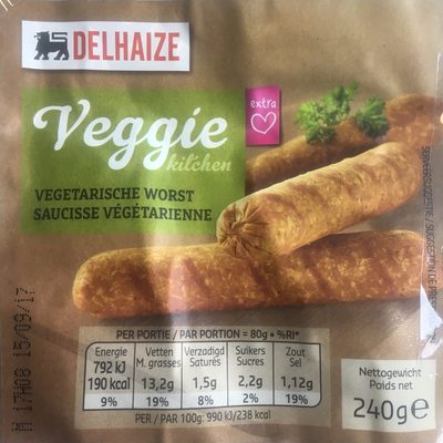 Delhaize Vegetarische Worst