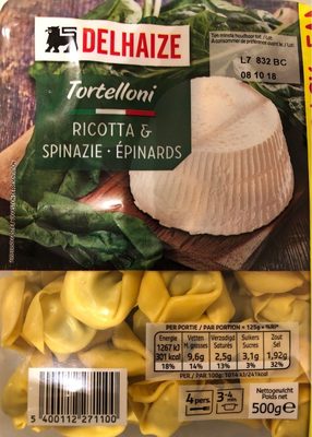 Image descriptive de Tortelloni Ricotta & Epinard